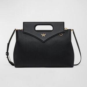 MCM Milla Diamond Leather Tote Bag